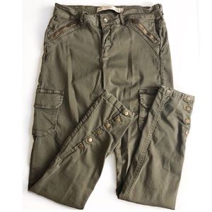 Zara Green Cargo Pants